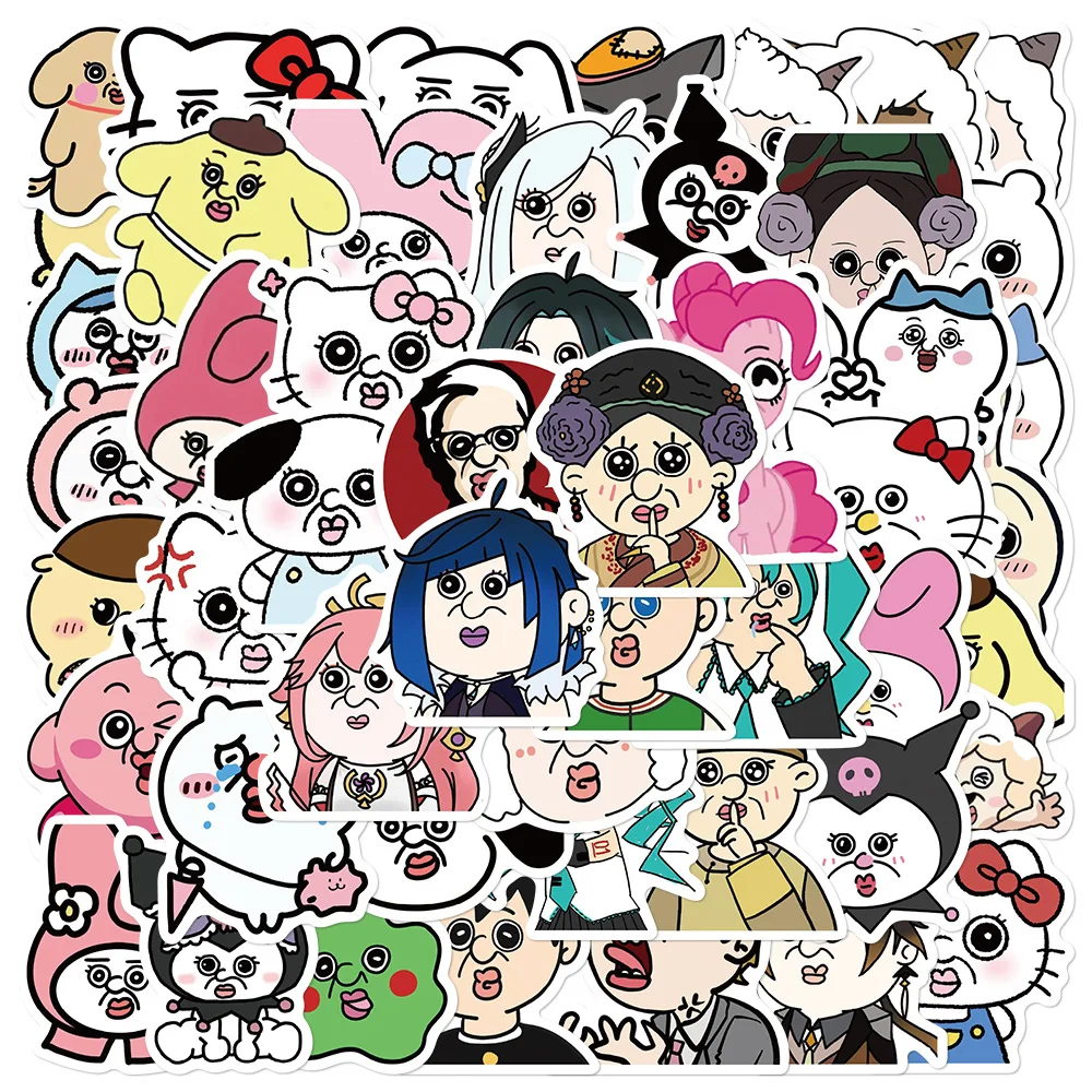 10/30/50pcs Korean Bang Bang Tang Tang Stickers Sanrio Cartoon Cute Decals DIY Laptop Stationery Phone Suitcase Bike Kids Toys