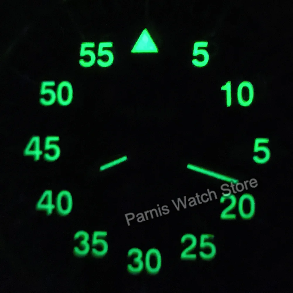 Parnis 44mm Sapphire Crystal Miyota Automatic Movement Men Aviator\'s Watch Waterproof