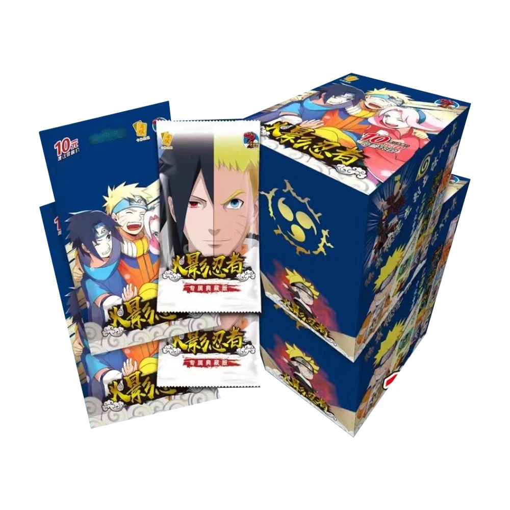 Wholesale Bargain Price Little Dino Naruto Card Complete Series Booster Box Rare Complete Peripheral Collection Card Toy Gift