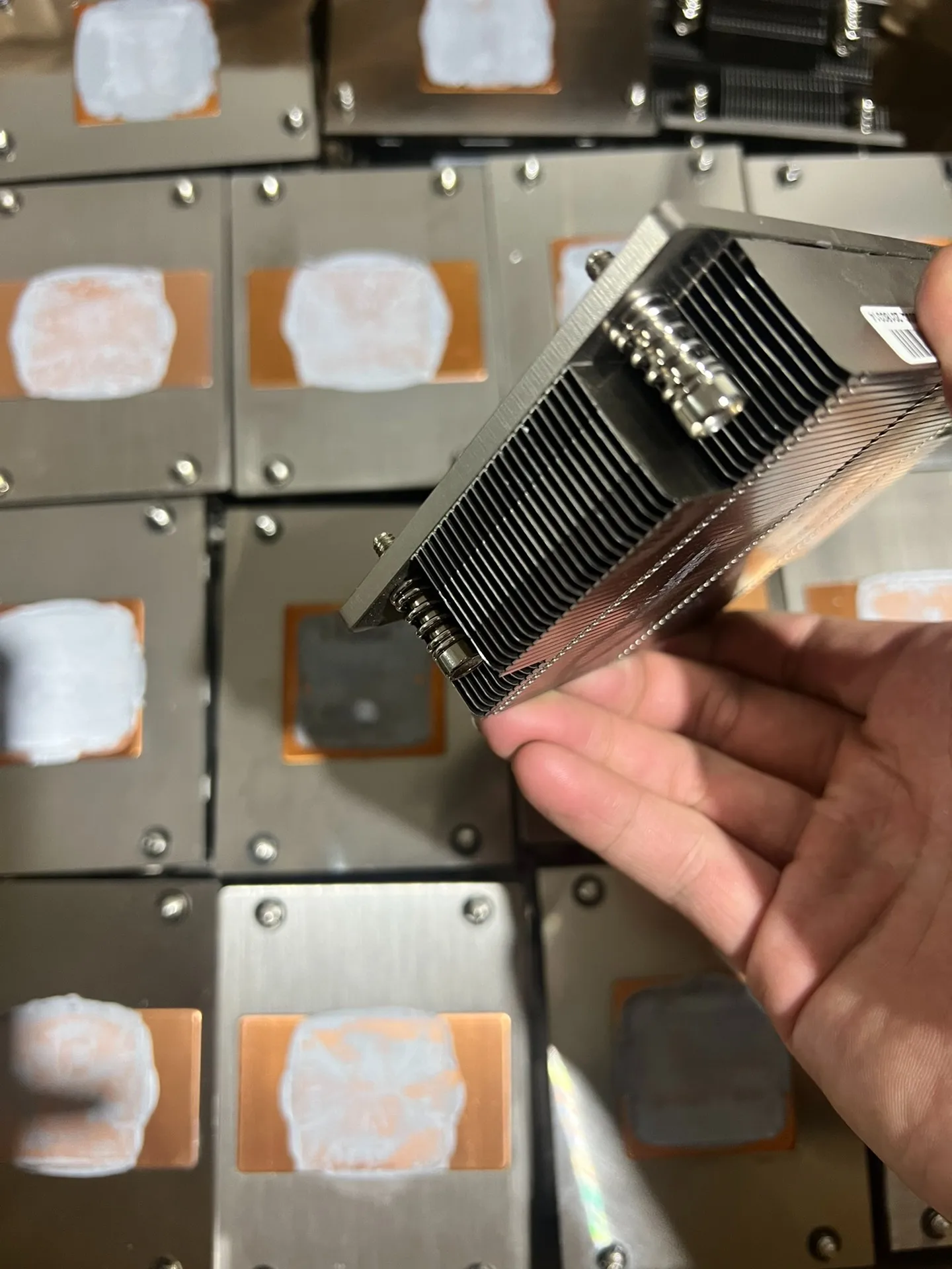 1U rechteckiger Kühler 2011 Pin X79 X99 Serverzubehör