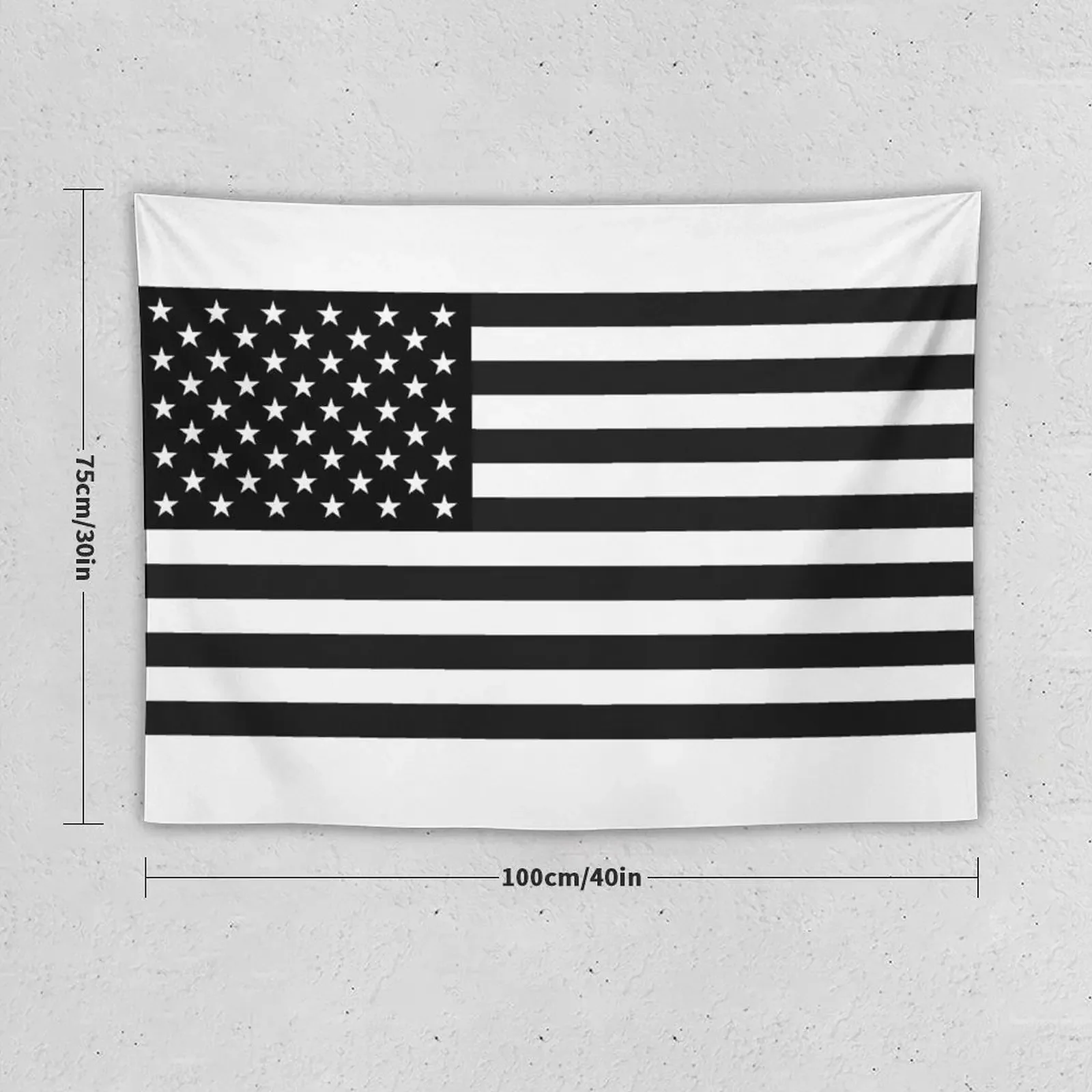 Black American Flag Tapestry Cute Decor Cute Room Things Decoration Room Tapestry