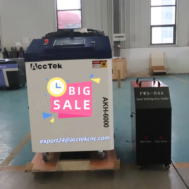

6000W Raycus MAX Laser Big Power Handheld Laser Welding Machine Portable Fiber Laser Welder Laser Welding Machine Price for Sale