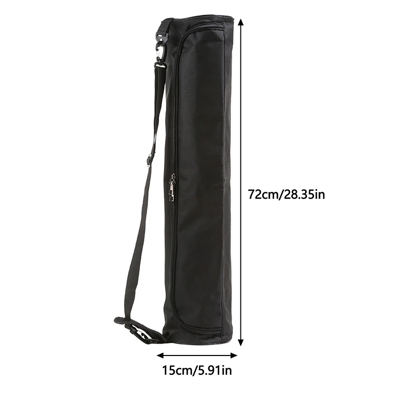 Sac de Yoga en toile épaisse, sac de transport de tapis de Yoga à fermeture éclair complète, support de tapis de Yoga d'exercice de poche, sac de rangement multifonctionnel