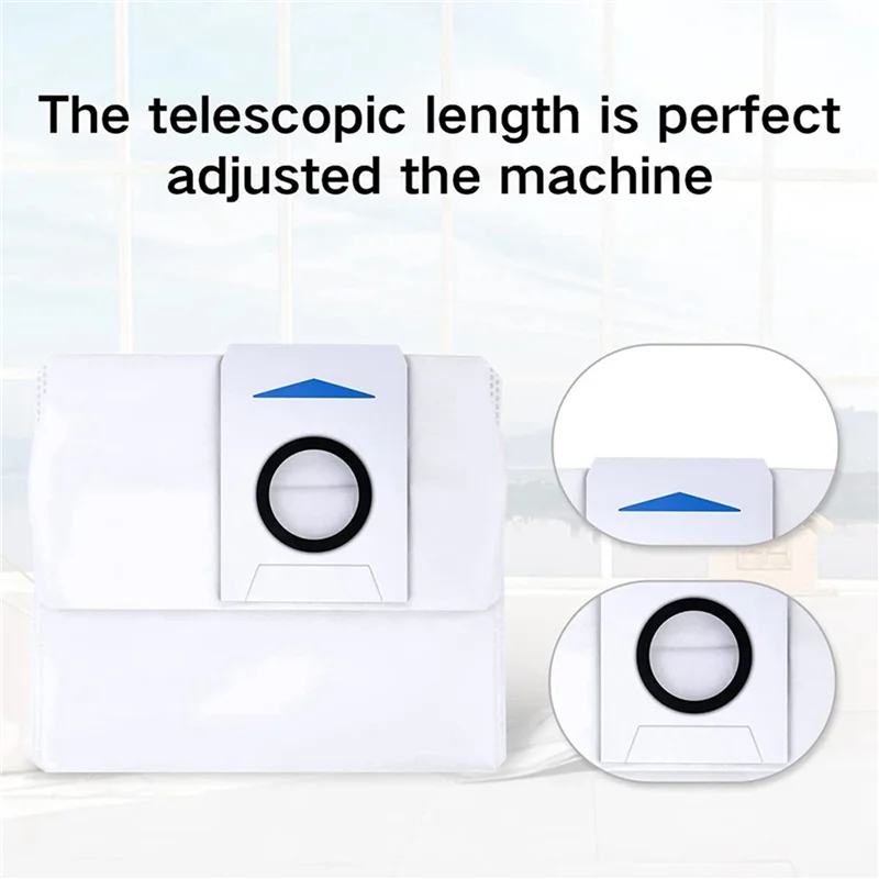 12 قطعة كيس لجميع الغبار لمحطة إفراغ تلقائي ECOVACS DEEBOT X1 Omni ، حقيبة بديلة بسعة 3L لـ ECOVAS Omni X1/X1 Plus