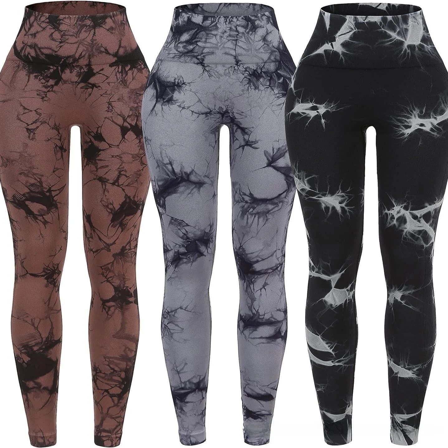 

High Waist Seamless Yoga Fitness Pants Women's Butt Lifting Abdomen Shaping Sports Tight Pants Cross-Border Bestseller