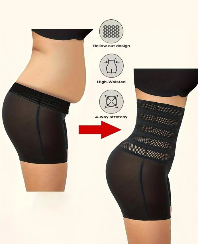 

Women's ChicMe ShapeSculpt High Waist Body Shaping and Hip Lifting Body Shaping Clothing Seamless Anti Rolling Underwear