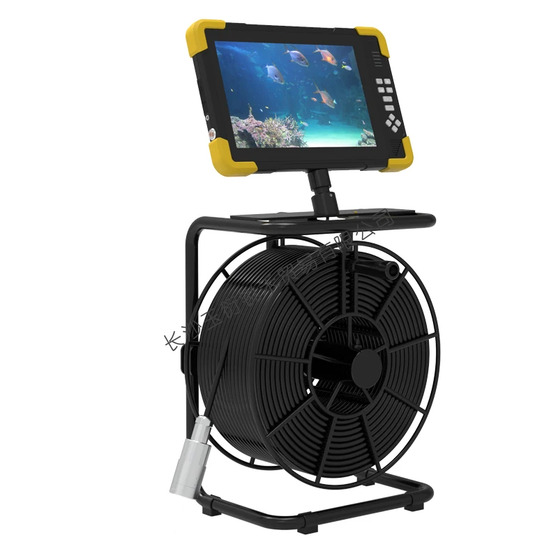 

Cámara de insp информацион Pozo profundo altatı100 м и 4 МП с карретным кабелем Compacto