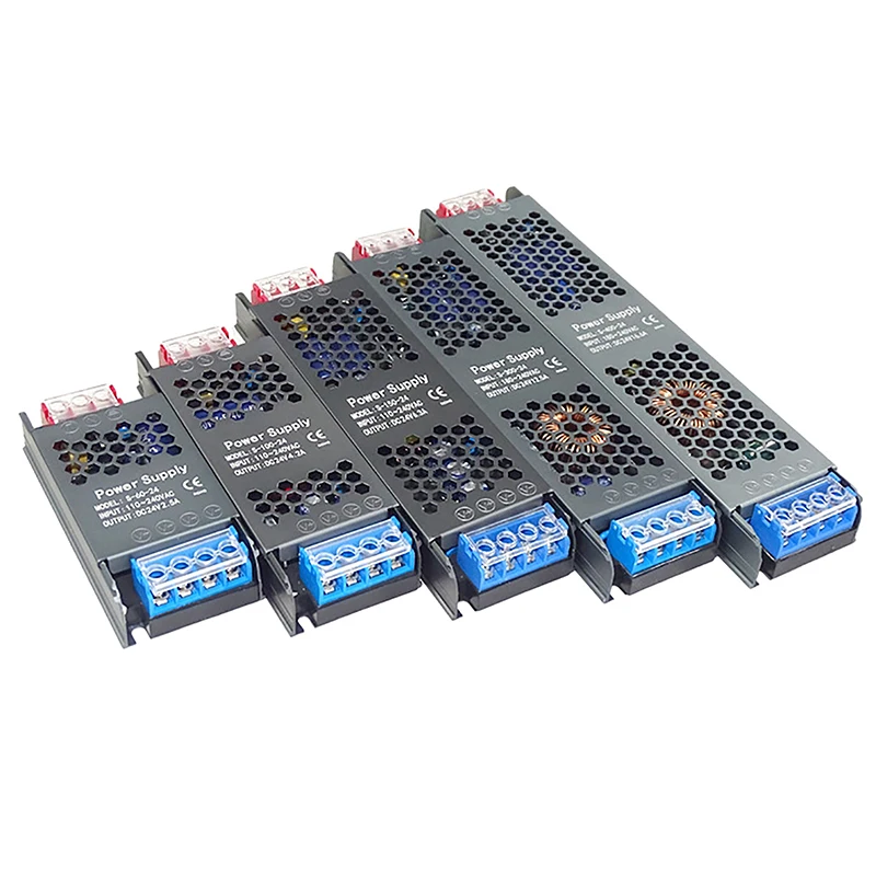Fuente de alimentación del controlador impermeable LED, fuente de alimentación conmutada de voltaje constante, adaptador de iluminación