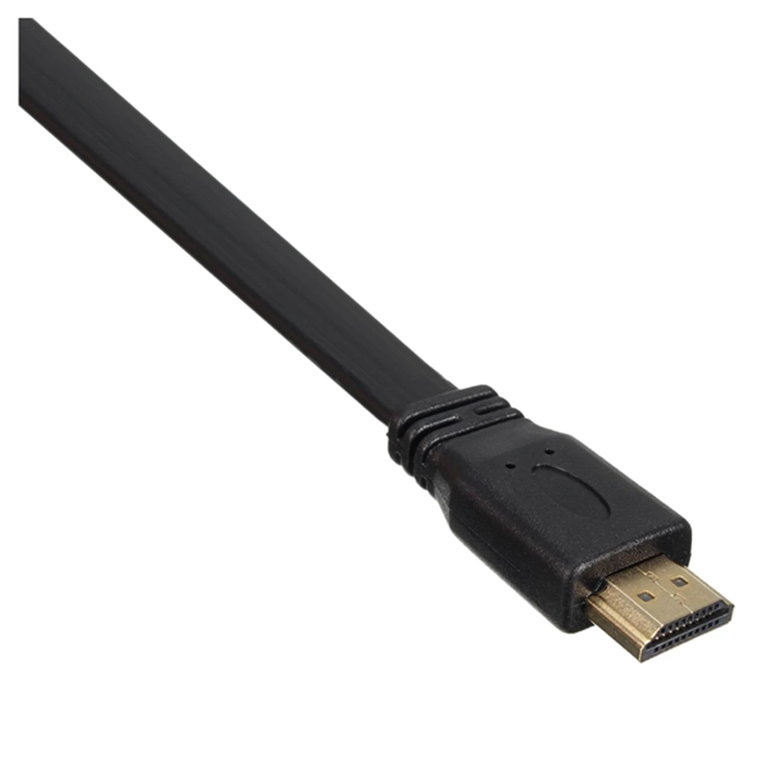 HDMI macho para macho Plug Flat Cable, cabo Full HD para áudio, vídeo, HDTV, TV, PS3, curto