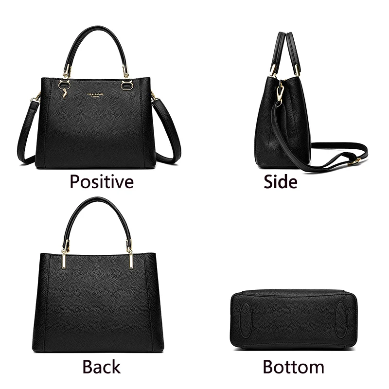 Womens leather bag high-capacity Female tote Bag women 2024 brand designer luxury bags lady Shoulder bag Mommy bags Sac a main