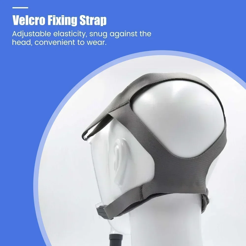 Original CPAP Full Face Mask&Headgear for Most Auto CPAP/BiPAP Machine APAP Mask Improve Comfort Anti Snoring Relief Sleep Apnea