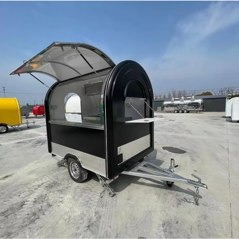 Outdoor Food Trailer Fully Equipped Mobile Kitchen for Coffee Burger Pizza Fried Chicken BBQ and Snack Business