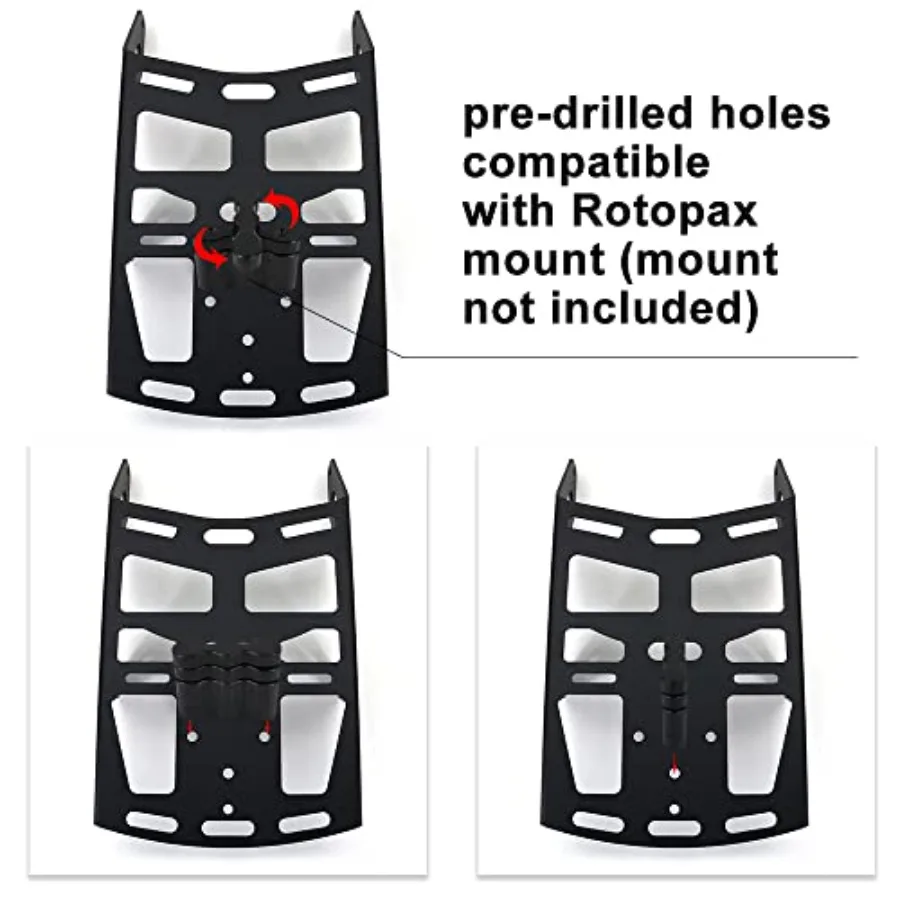 Bagażnik motocyklowy pasujący do CRF300L, bagażnik cargo do CRF300L Rally 2021-2025, CRF300LS, CRF300L ABS, tylny bagażnik motocyklowy z Hi