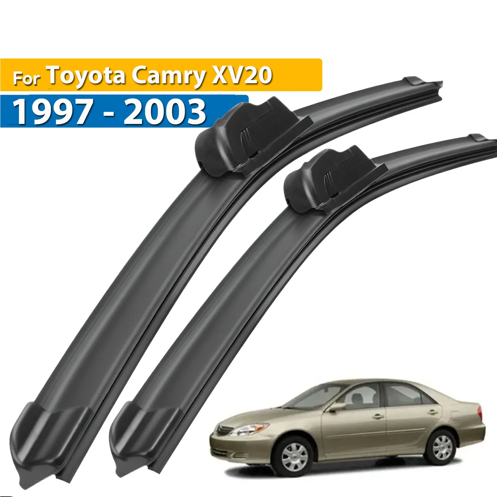 

Erick's Wiper Front Wiper Blades For Toyota Camry XV20 CSX CSI 1997 - 2003 Windshield Windscreen Window Rain Brushes 21"+19"