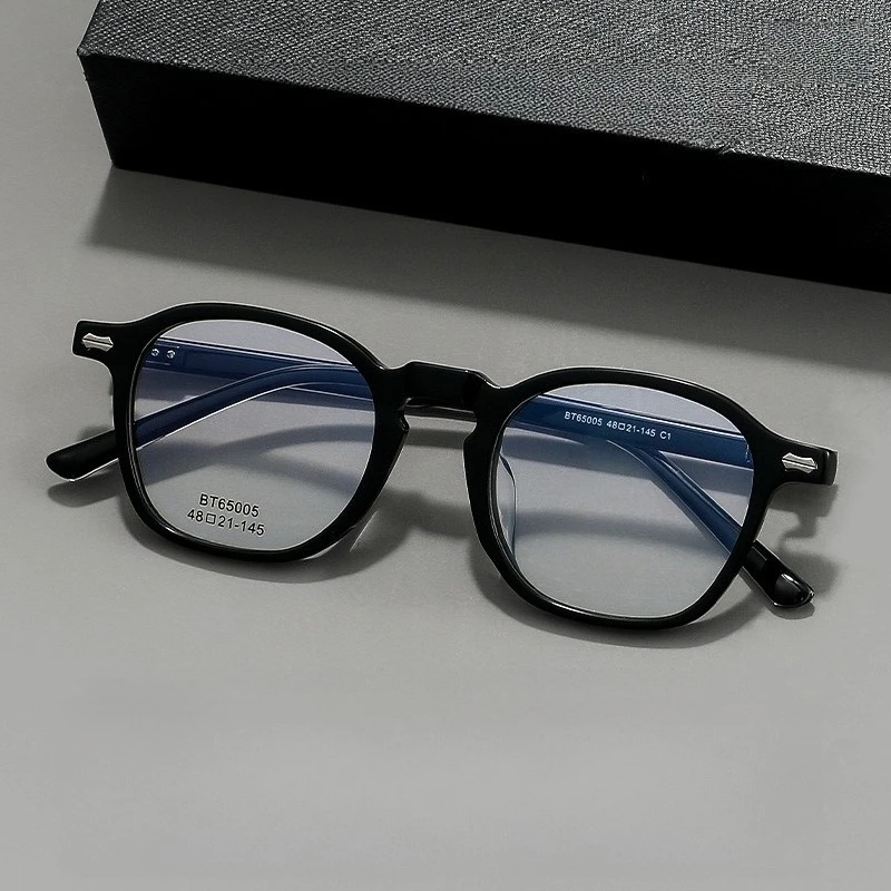 

Exquisite Design Handmade Round Acetate glasses frame men women optical Myopia Presbyopia prescription Lenses attachment eyewear