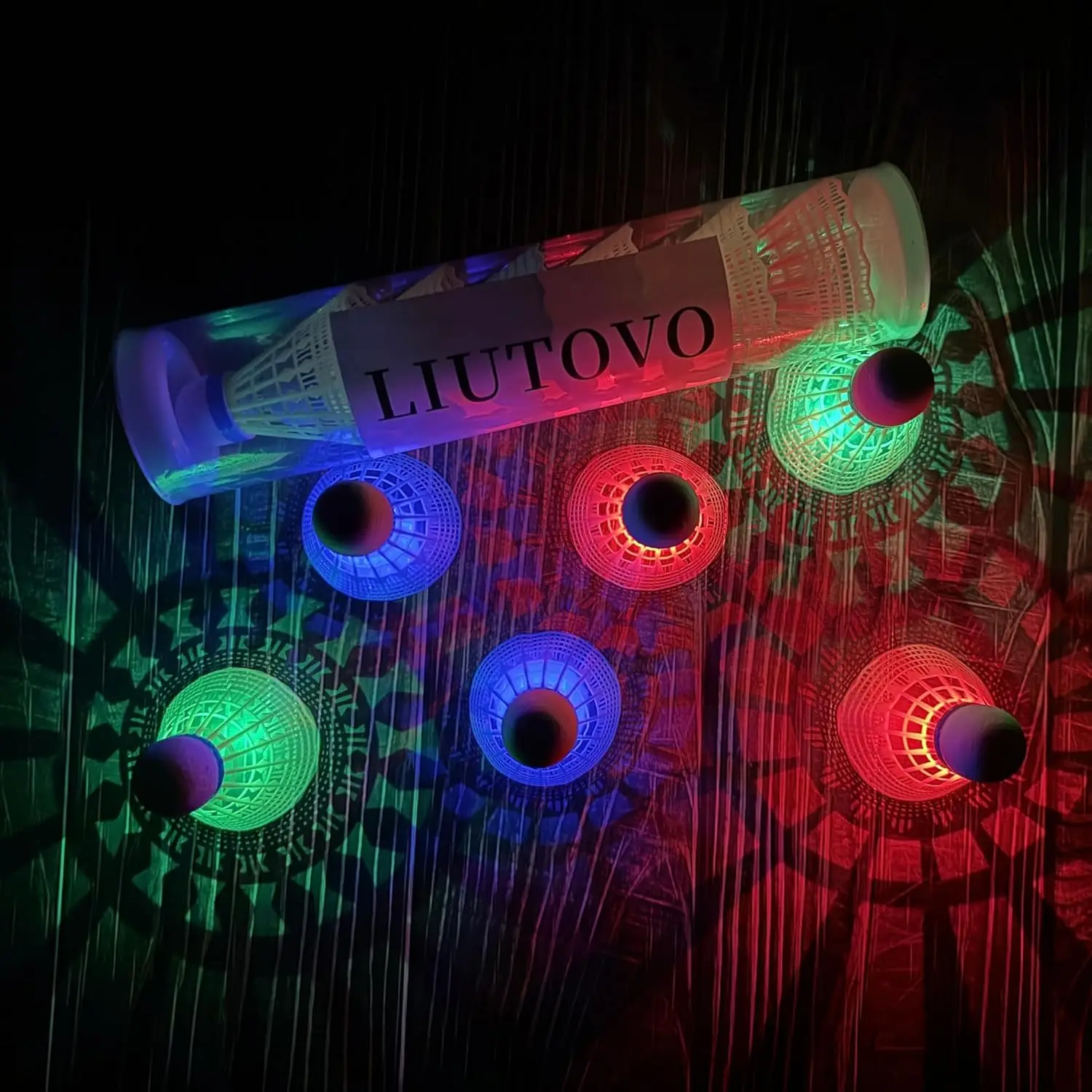 

Светящиеся в темноте LED-воланы для бадминтона для занятий спортом в помещении и на улице