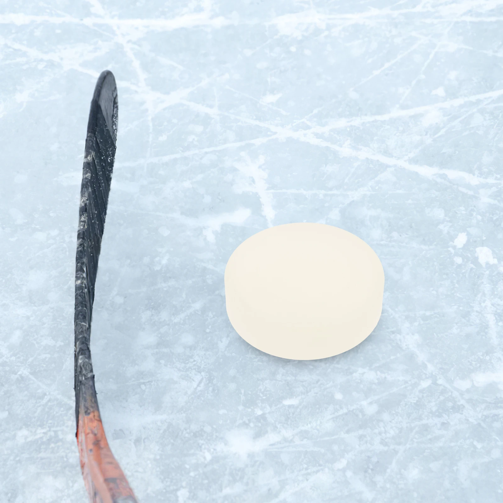 Puck de hóquei no gelo para treinamento, 2 peças, material de pvc, dureza planética, superfície lisa, acessórios de equipamentos esportivos para iniciantes