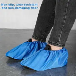 1 Pair Waterproof Rain Shoe Covers Reusable Foldable Not-Slip Rain Boot Covers Shoe Protector Overshoes RainyDay Overshoes