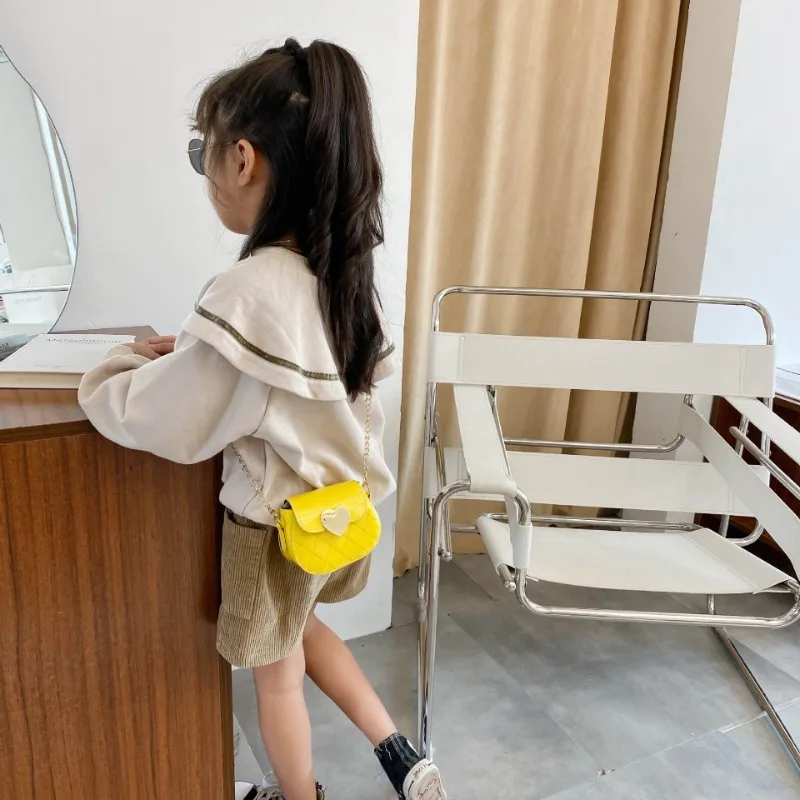 New Children Bag Cute Girl Princess Bags Fashionable One Shoulder Crossbody Cute Decorative Bags Mini Square Bag Mochila Niña