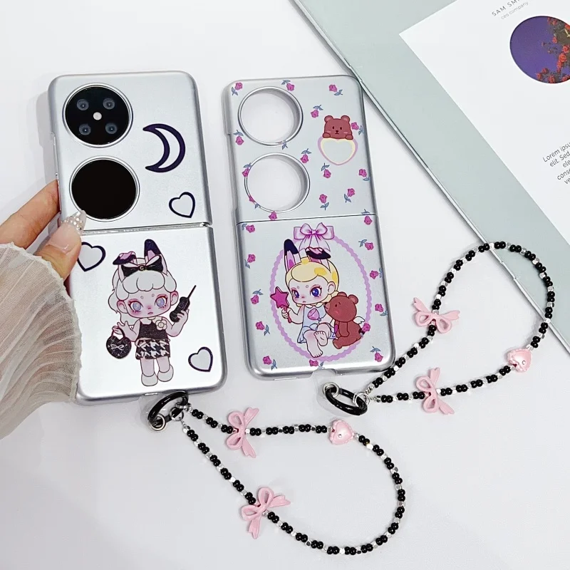 

Phone Case for Huawei P50 pocket2 Fashion Patterned Huawei P50 pocket2 Fashion Bracelet Phone Case