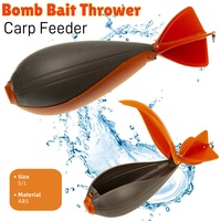 S/L Fishing Rocket Feeder Bait Thrower Carp Feeder Spod Bomb Float Lure Bait Holder Pellet Position Thrower Fishing Accessory