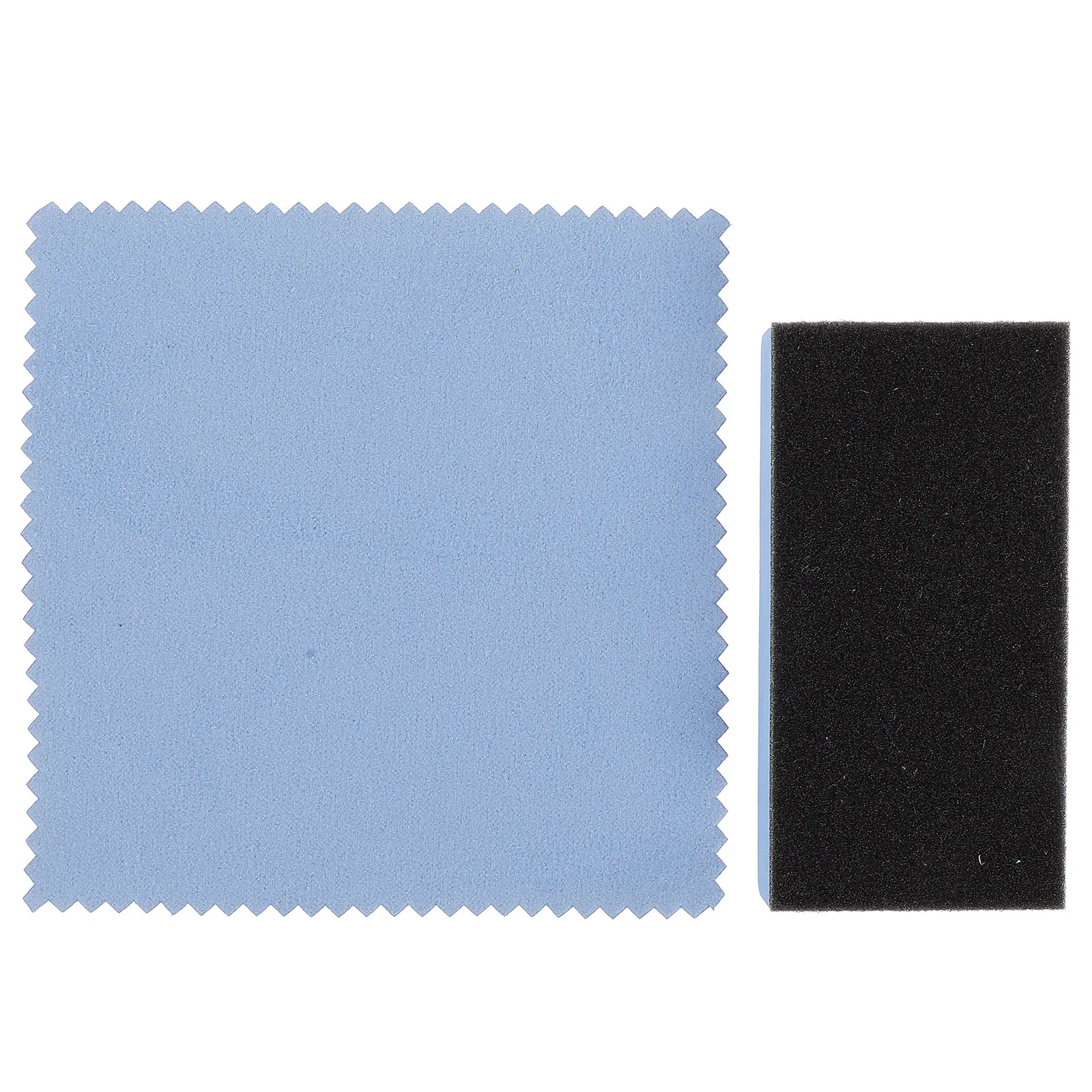 1Set Professional Grade Car Waxing Sponge Applicator Pad Set Includes Sponge Block and Cloth for Effortless Wax Polish Buffing