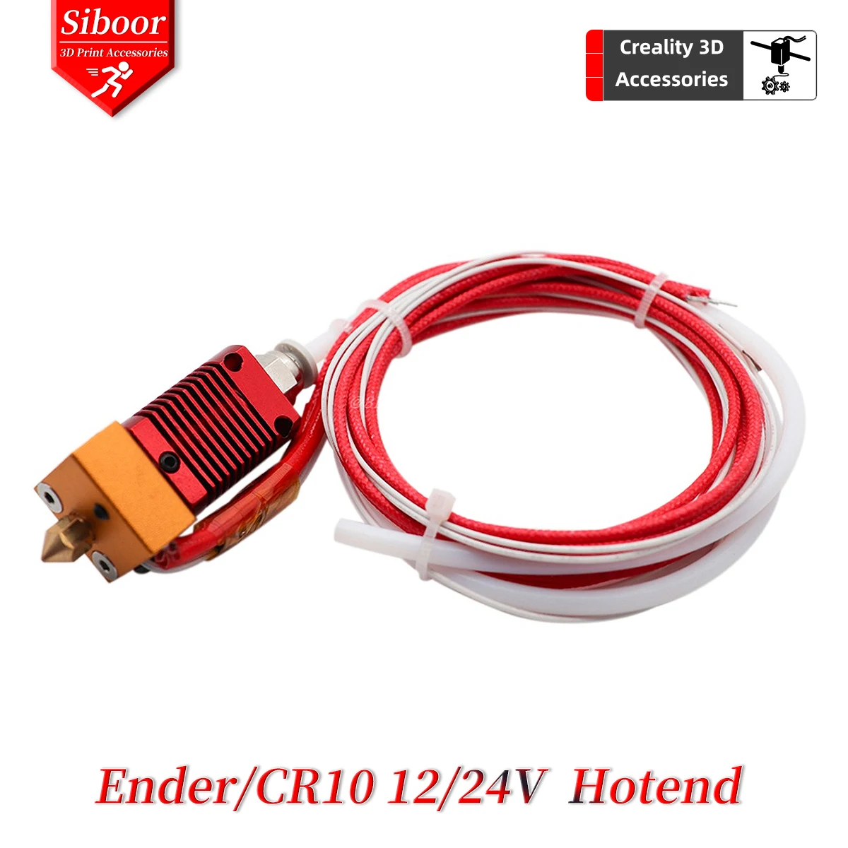 

CR10 Ender3 Ender5 J-head Hotend Extruder Hot End for Creality Ender3 V2/3S/Pro CR10S Bowden Extruder 12/24V 3D Printer Parts