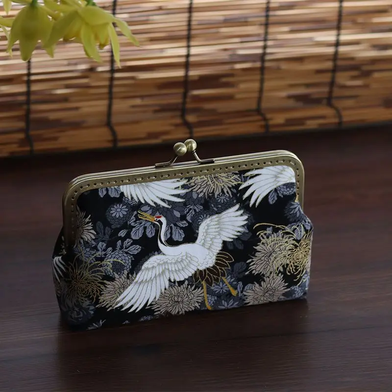 

【White Crane】Original Handmade Pen Bag Grocery Storage Bag in Stock Cute Pencil Case Stationery Supplies Schools&Offices