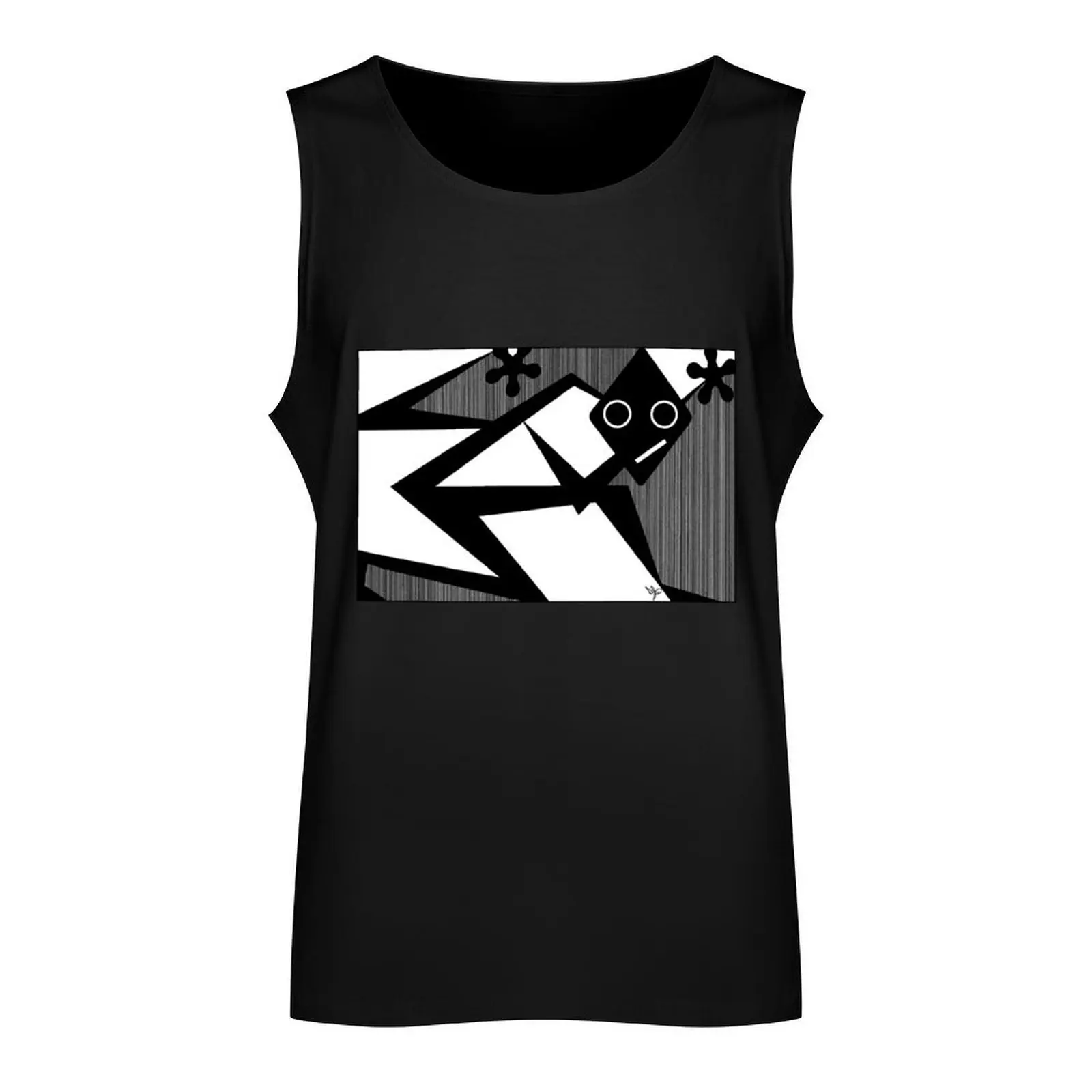 Waving Hello Angles Tank Top Working vest cute tops Japanese t-shirt