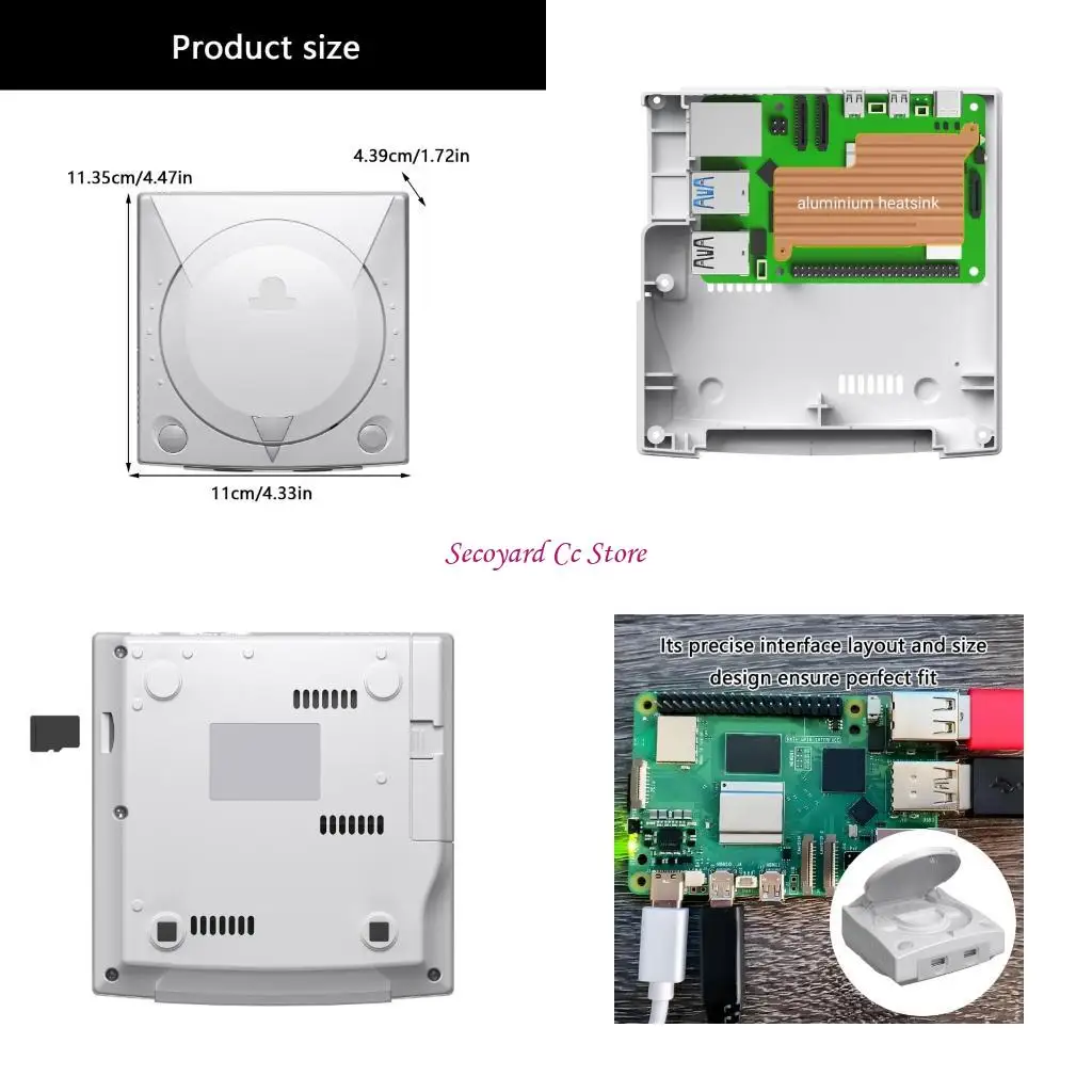 N3UC Dream Case مع مروحة التبريد لـ 5 TF Card Slot USB و LAN PORT ENTROPENTIONATION #1
