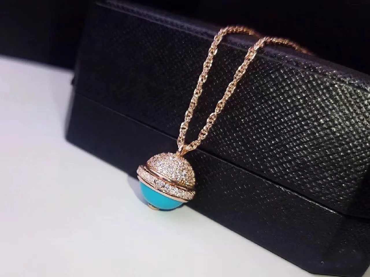 New European and American s925 Beimu Time Running Ball Necklace Fashion Trend Light Luxury Valentine's Day Couple Gift