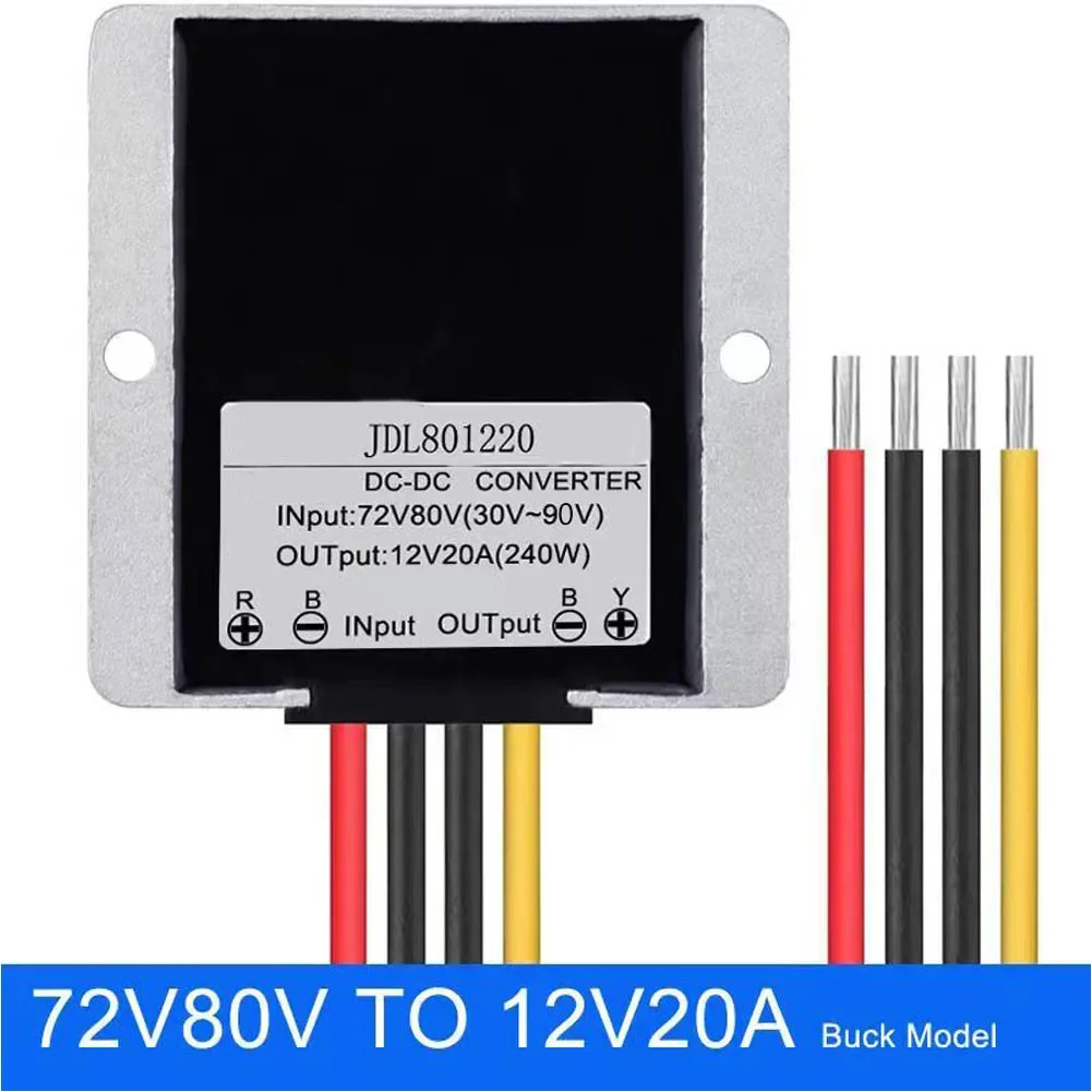 DC-DC Step Down Buck Converter Power Supply Module DC 30V-90V To DC 12V 5A 10A 15A 20A  Car Power Supply voltage Regulator tool