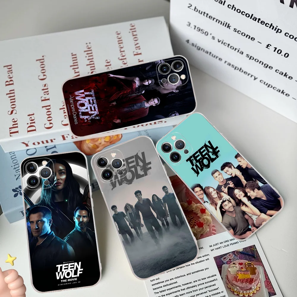 Vintage T-Teen-Wolf Phone Case Silicone Soft for iphone 16 15 14 13 12 11 Pro Mini XS MAX Plus X Cover