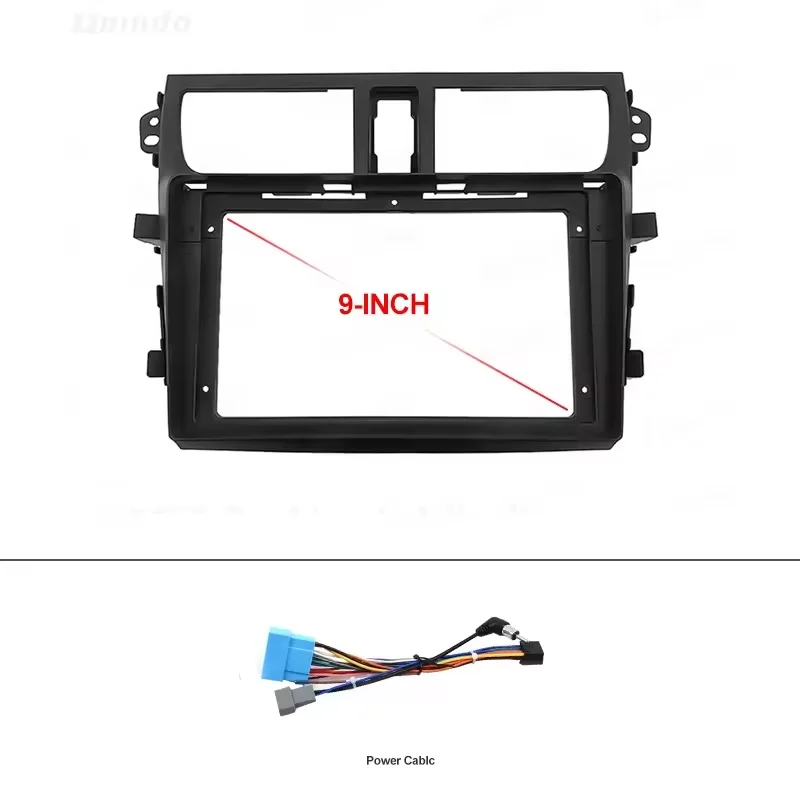 2 Din Car Radio Installation DVD GPS Mp5 Plastic Fascia Panel Frame for Suzuki Alto Celerio CULTUS 2015-2018 Dash Mount Kit