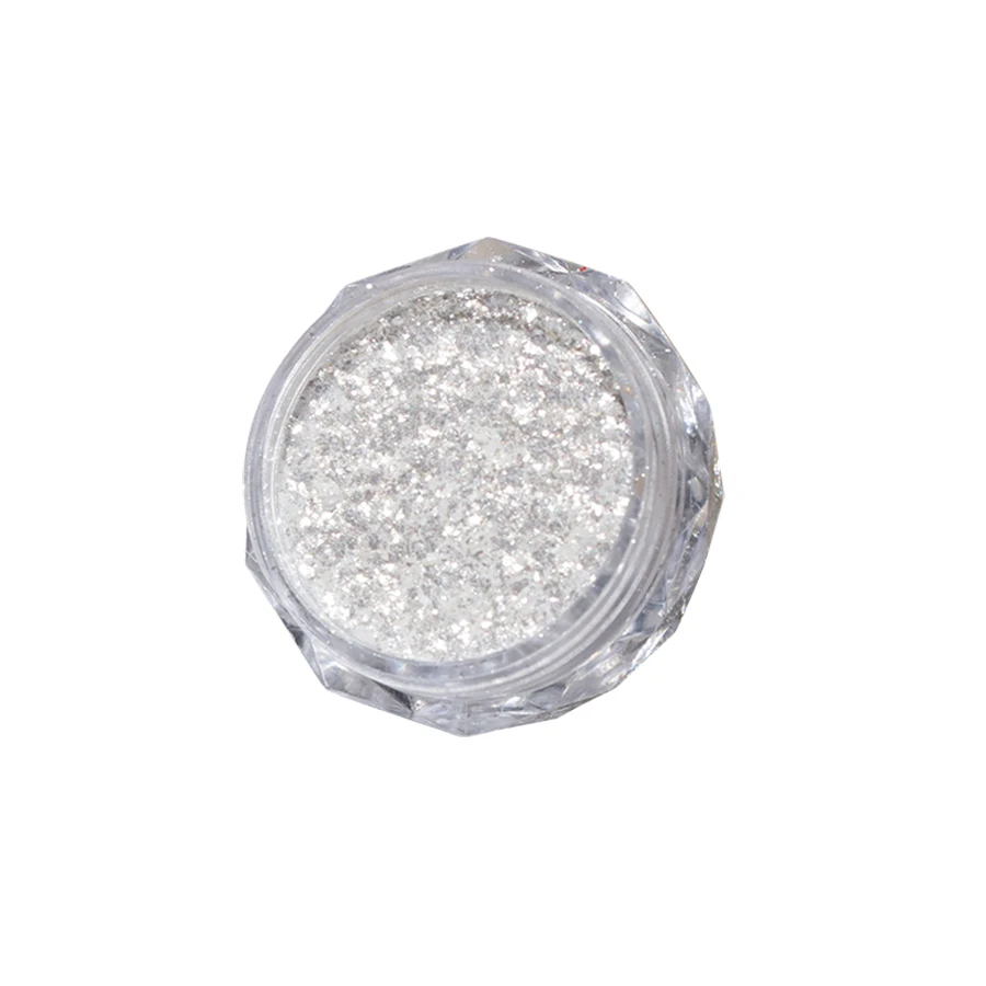 RS NAIL 1/2/5 poudre à paillettes pour ongles clair de lune poudre à ongles blanche scintillante poussière de paillettes Chrome poudre brillante pour la décoration des ongles