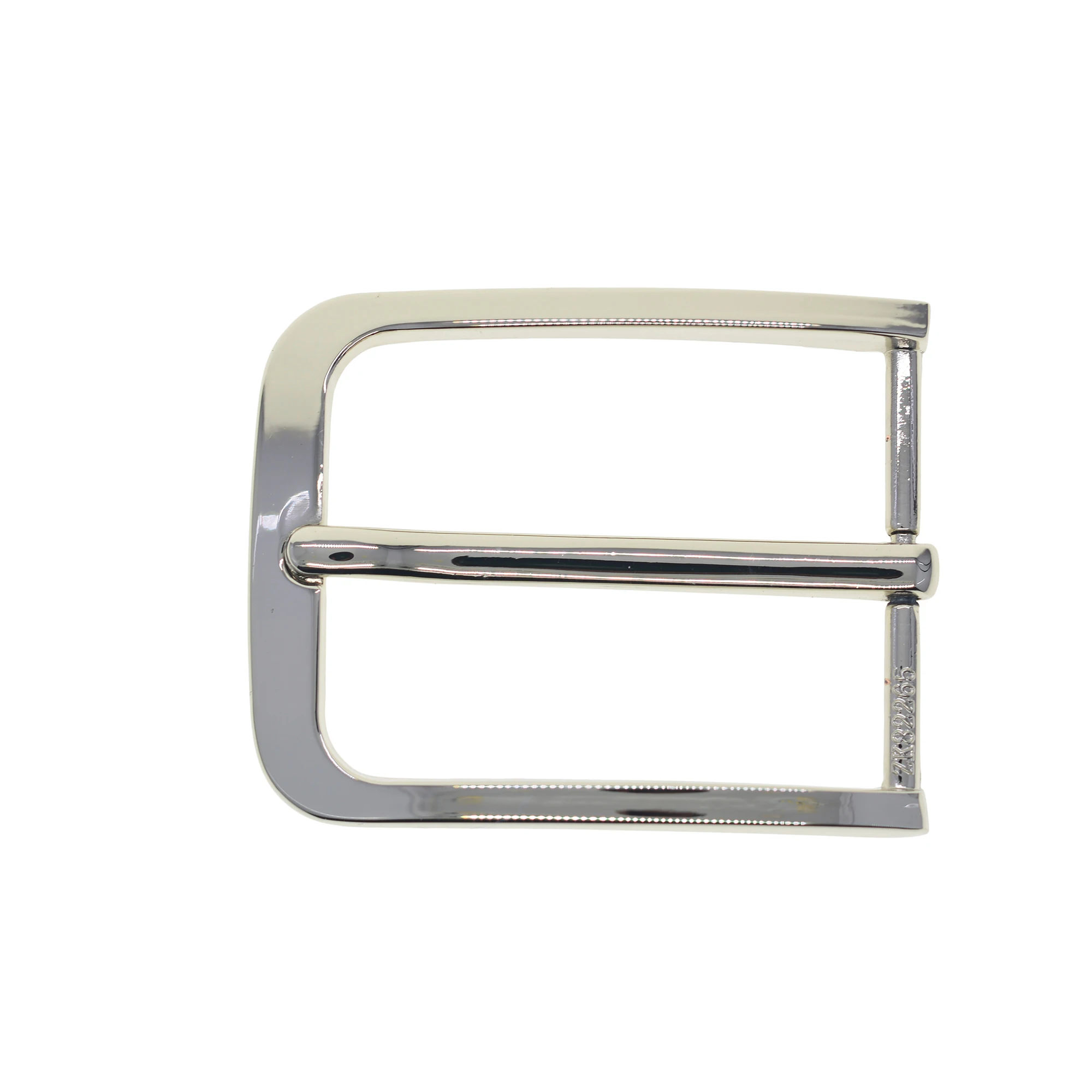 super fine Simple pattern solid metal pin lock  mirror Silver lady belt buckle for 1.6inch strap replacement