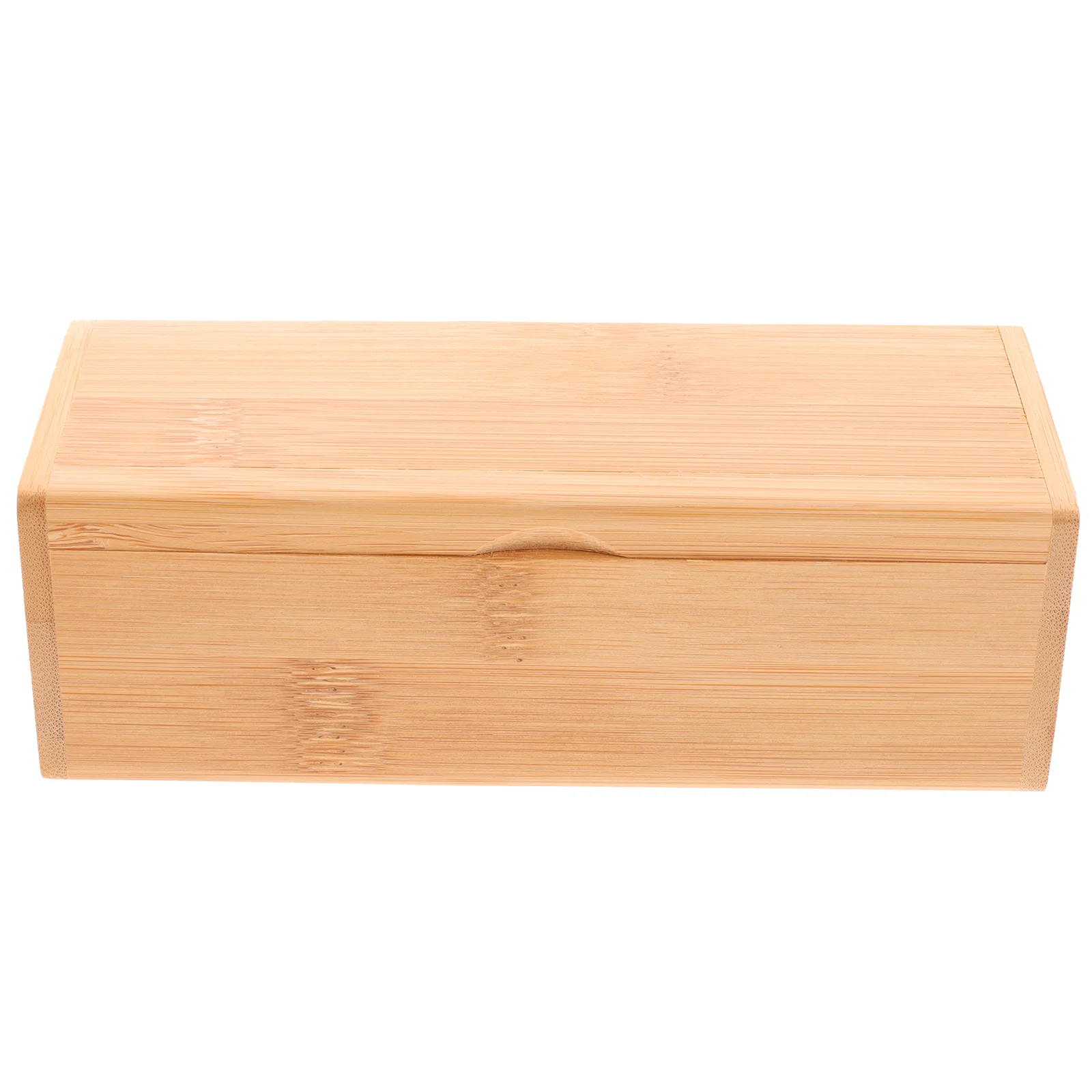 Storage Box Jewelry Case Memory Boxes for Keepsakes Bamboo Watch Holder Crafts Photo Lidded Eyeglasses Wood Organizer Container