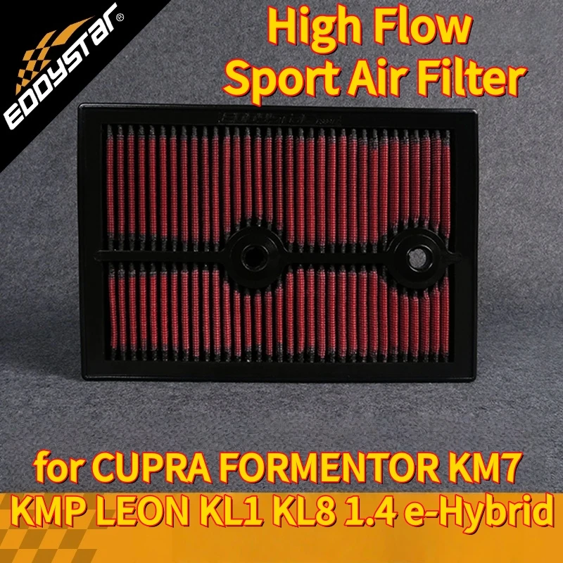 

Спортивный воздушный фильтр с высоким расходом для CUPRA FORMENTOR KM7 KMP LEON KL1 KL8 1.4 e-гибридные моющиеся гоночные впускные фильтры