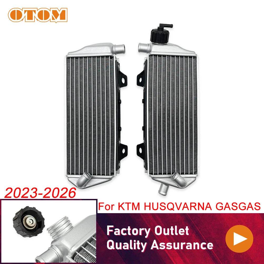 

Алюминиевый радиатор охлаждения двигателя (левый/правый) для мотоциклов KTM, Husqvarna, GasGas 2023-2026 (модели SX, SXF, XC)