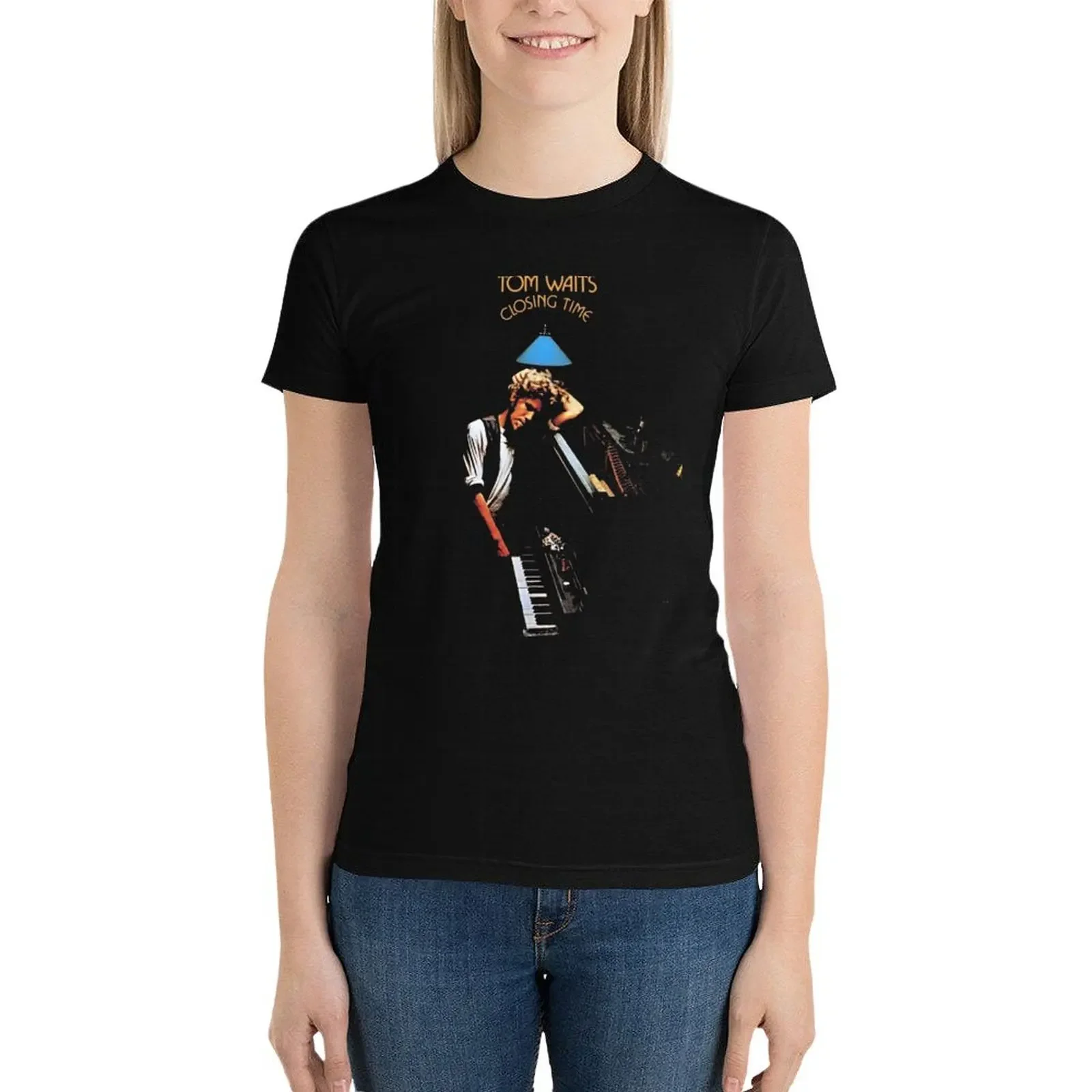 Tom waits- closing time T-Shirt funny shirts graphic tees summer tops summer clothes T-shirt Women