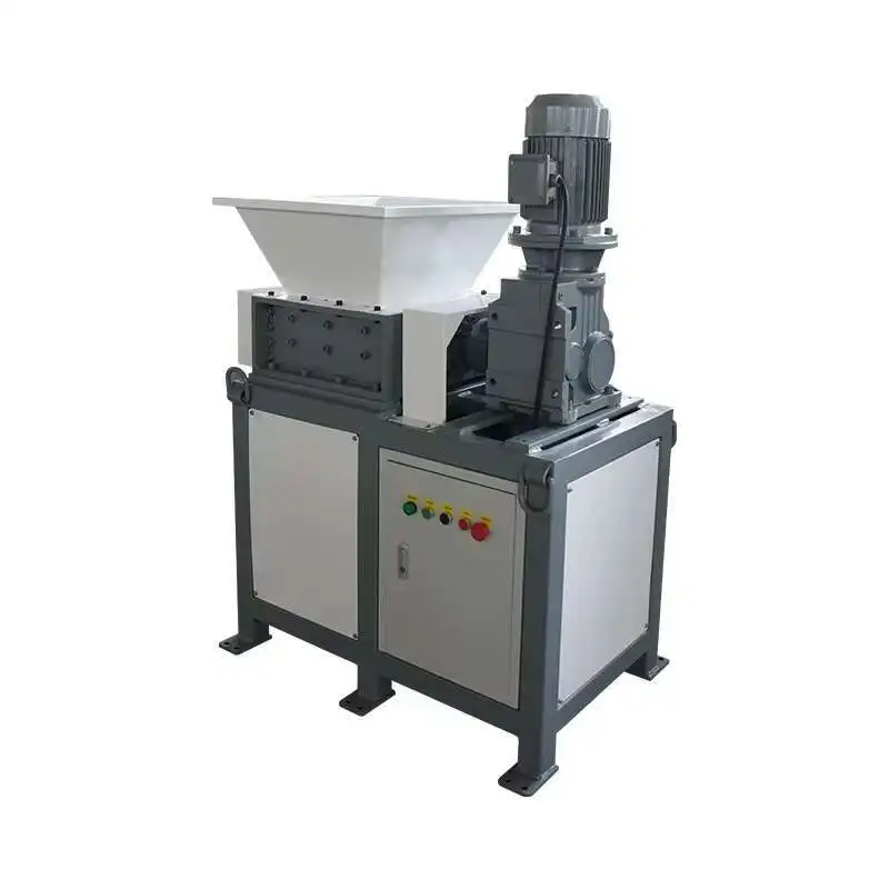 Small Shredder, Metal, Plastic, Scrap Iron, Kitchen, Single And Double Axis Metal Tire Breakage 200-800 Type Shredder
