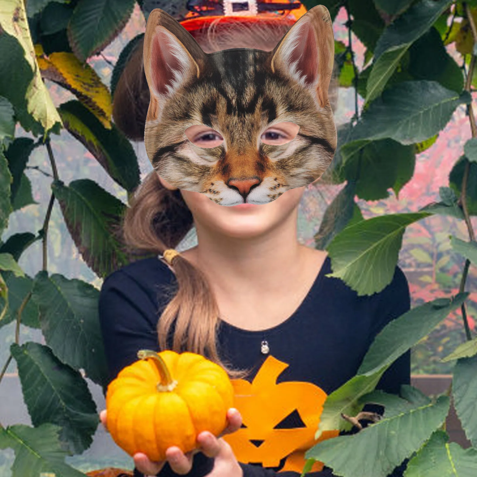 

1Pcs Fun Cat Face Mask in for Halloween Costume Party Masquerade Carnival Cosplay Festival Dance Event