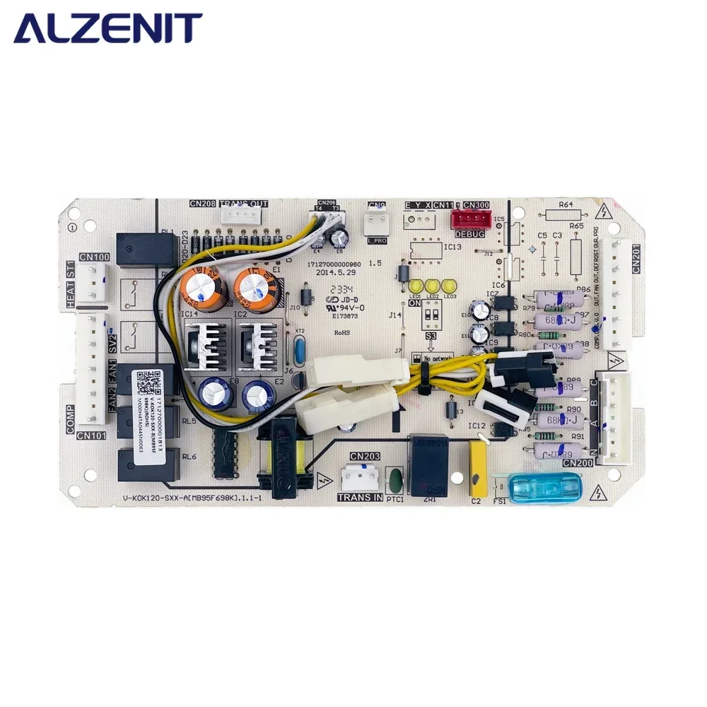 

New For Midea Air Conditioner Control Board V-KOK120-SXX-A PCB 17127000000960 Replace KFR-75LW/E-30 Conditioning Parts