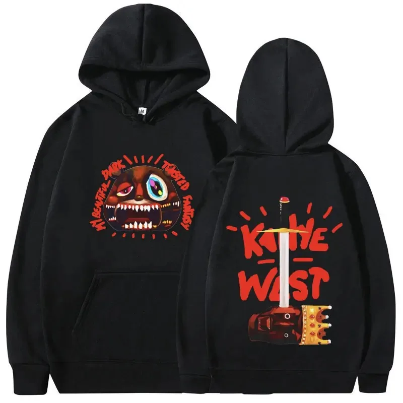 

Rapper Kanye West Hoodies Album Graduation Graphic Sweatshirts Men Women Fashion Hip Hop Vintage Oversized Pullovers Streetwear