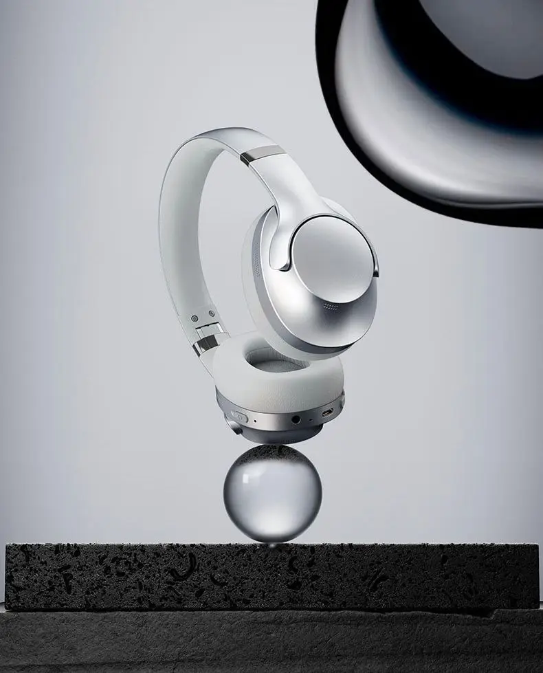 Słuchawki bezprzewodowe Bluetooth ZECAA Foldable ANC z dźwiękiem basowym 5.4, słuchawki nauszne HiFi z redukcją szumów, słuchawki gamingowe