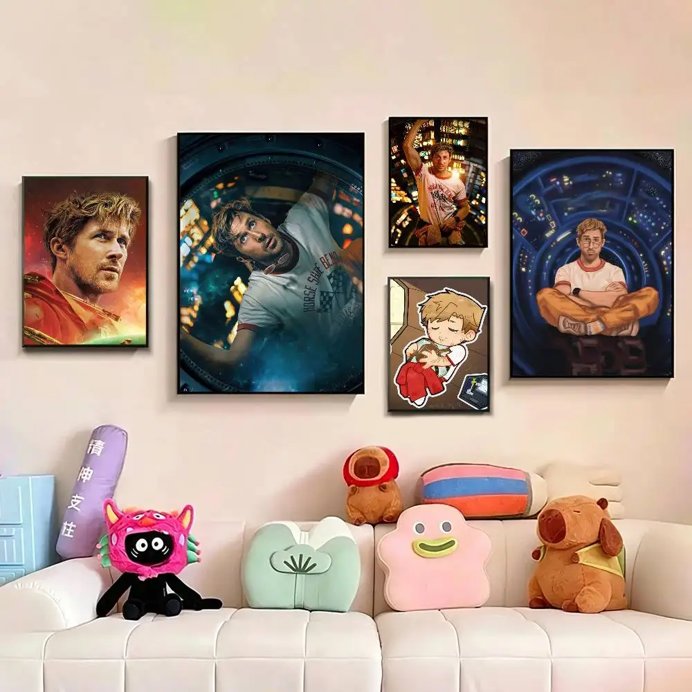 P-Project Hail Mary Ryan Gosling  Poster Perfect Space Sticker Self Adhesive for Office Home Theater Wall Art Decor Fancy Gift