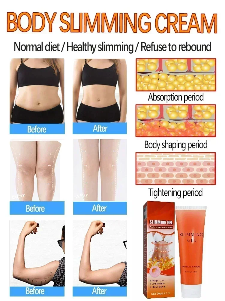 7 Days Fast Slimming Gel Fat Burning Full Body Sculpting natural Powerful Weight Loss Thigh for Man Woman Fast Belly