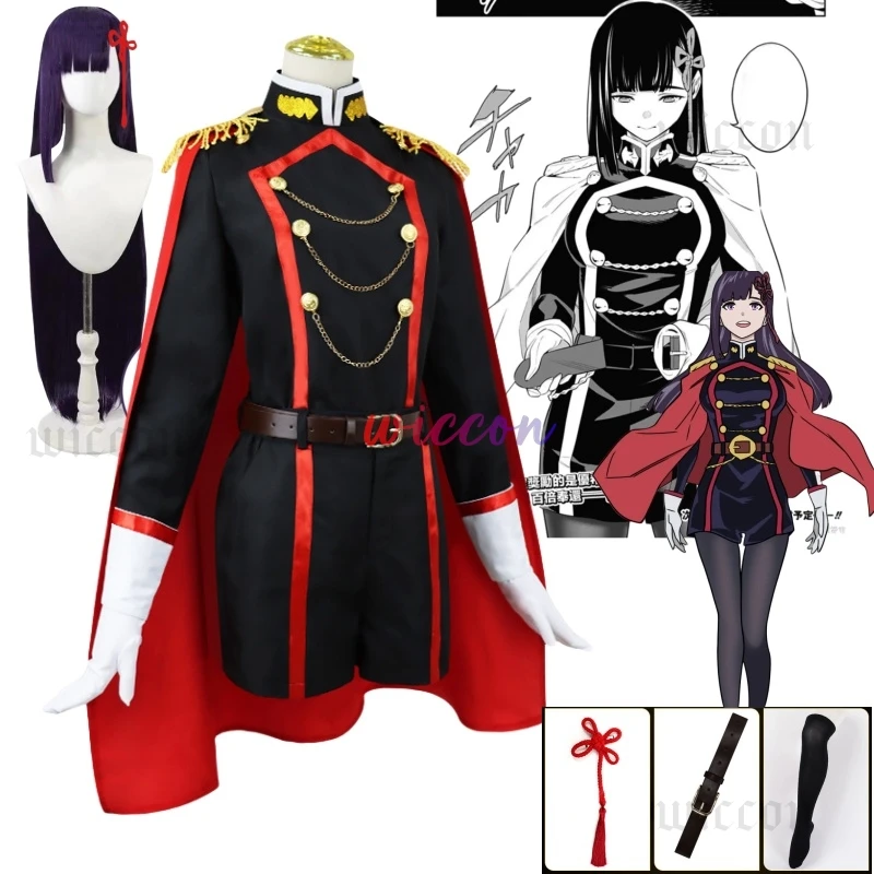 Yamashiro Ren Cosplay Anime Mato Seihei No Slave Cosplay Costume Women Uniform Skirt Suit Wig Party Role Play Clothing Uniforms