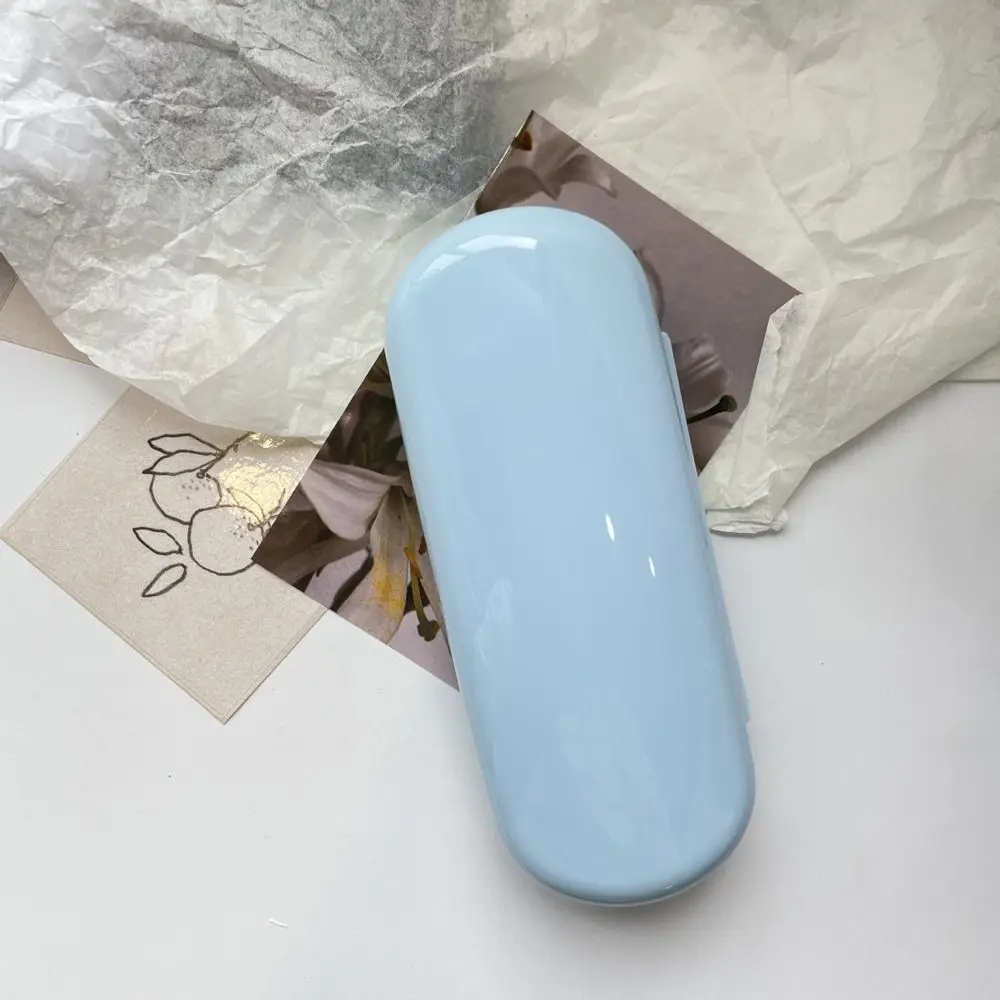 Портативная однотонная пластиковая коробка для солнцезащитных очков, водонепроницаемый футляр для очков с защитой от царапин, простой держатель для очков в корейском стиле, уличный