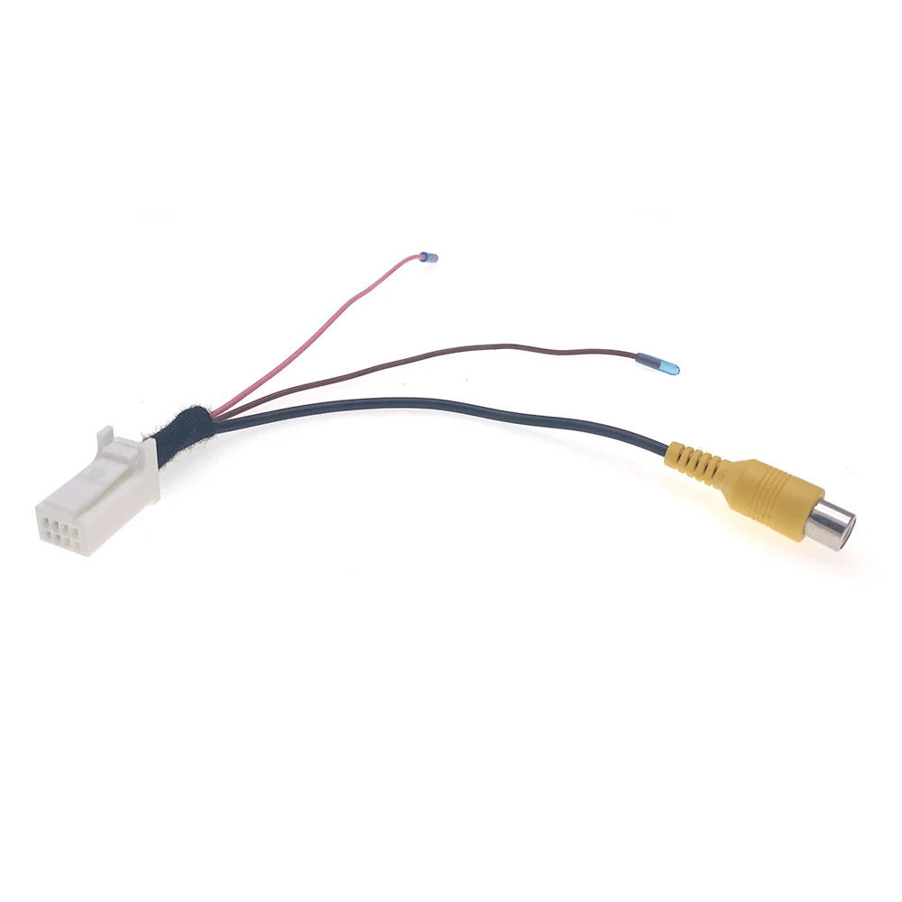 Autoradio 8Pin USB Omkeren Achteruitrijcamera RCA Converter 12 V Naar 6 V 5 V Adapter Kabel voor Toyota Aygo Citroen C1 Peugeot 108 Android